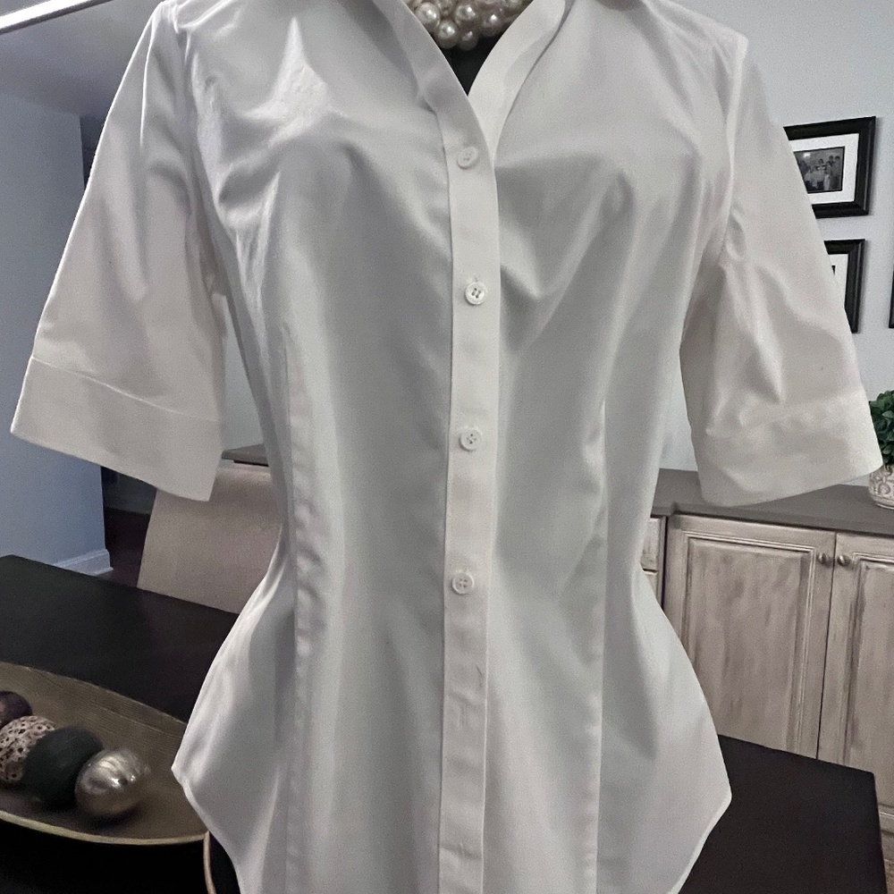 Talbots Wrinkle Resistent Fitted Blouse - image 4
